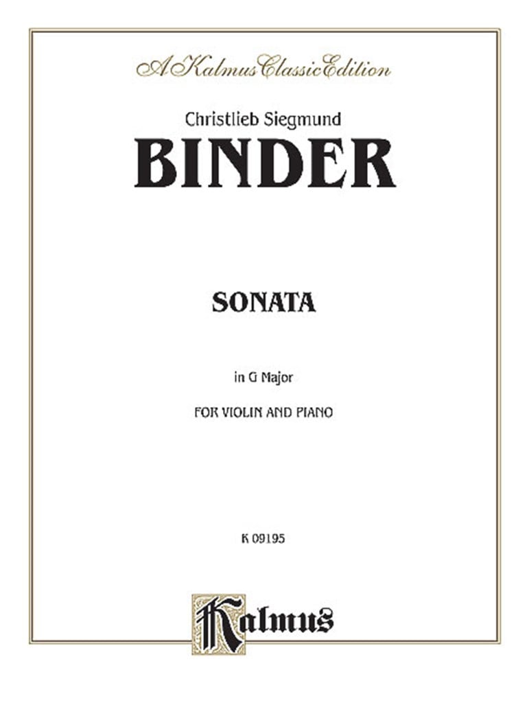Sonata in G Major